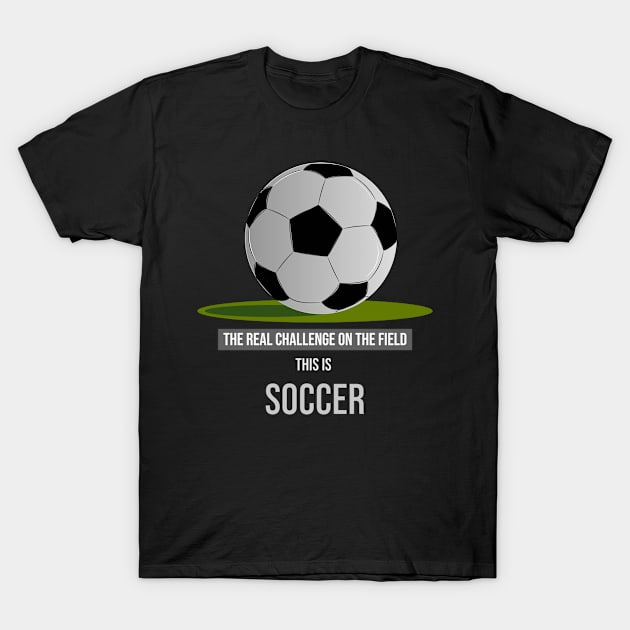 this is soccer T-Shirt by ADD T-Shirt